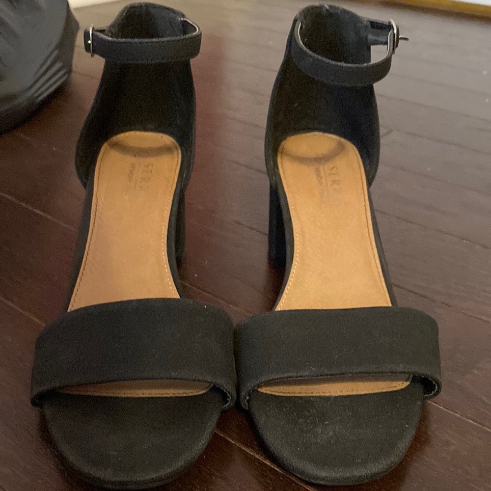 Black heels